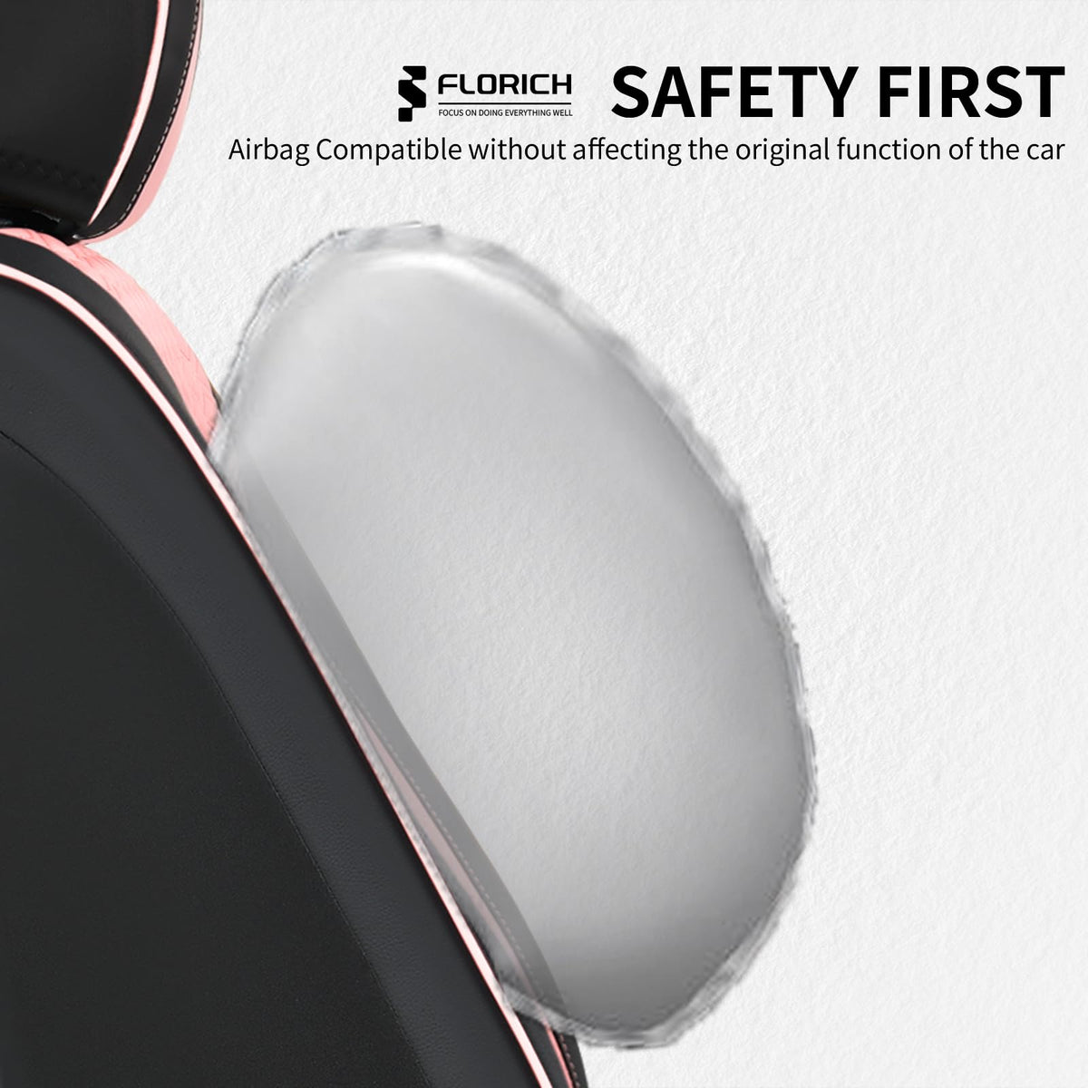 FLORICH pink and black interior lifestyle shot boosting cabin style