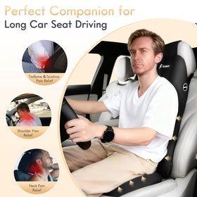 FLORICH lumbar contour profile side view providing targeted lower-back support