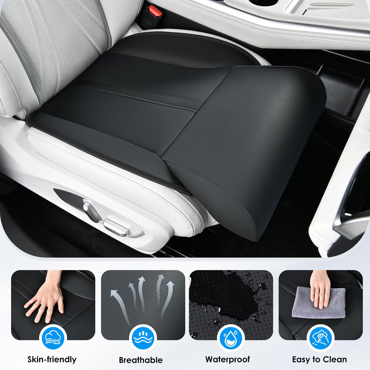 FLORICH fitted on an office chair illustrating versatile use and ergonomic benefit
