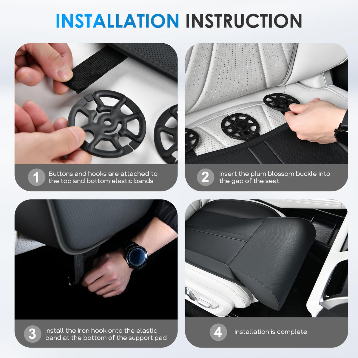 FLORICH perforated leather cover detail showing breathability and comfort benefit