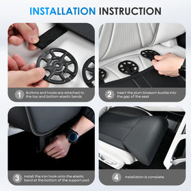 FLORICH perforated leather cover detail showing breathability and comfort benefit