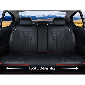 FLORICH rear seat installed bench view offering full five-seat protection