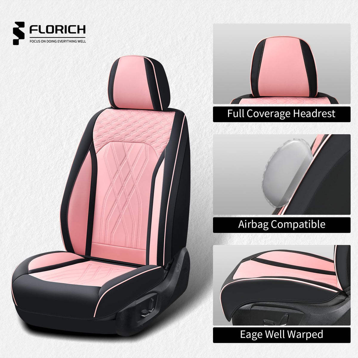 FLORICH seat back pocket in use for convenient storage