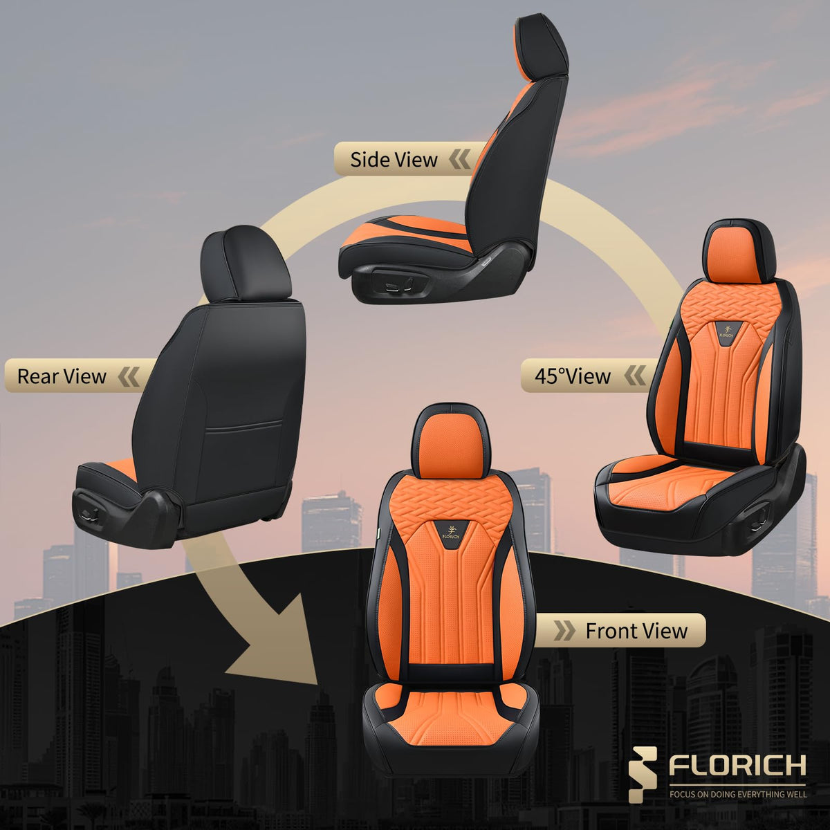 FLORICH foam cross-section showing resilient padding for added comfort