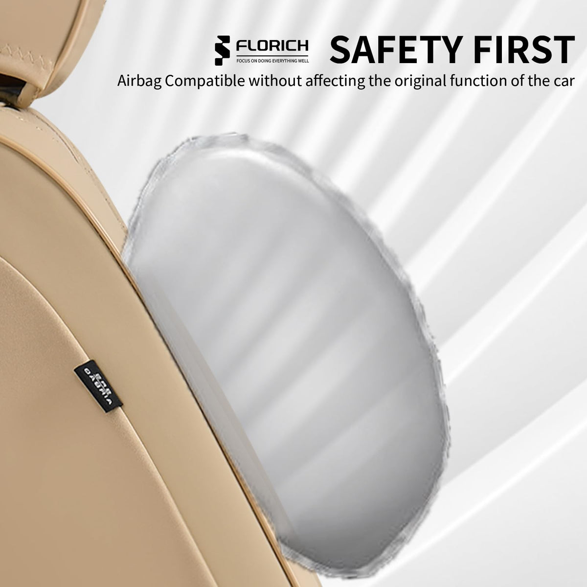 FLORICH seat back pocket and storage showing organized convenience
