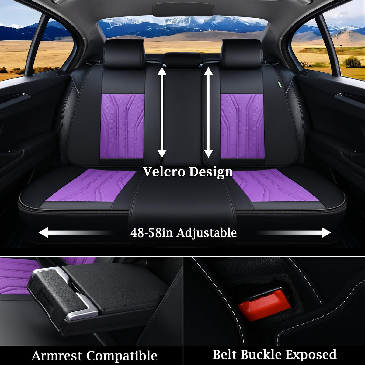 FLORICH front seat back pocket detail showing storage and organization benefit