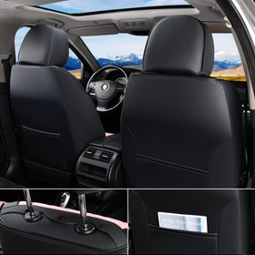 FLORICH seatback pocket detail, offers handy storage and organization