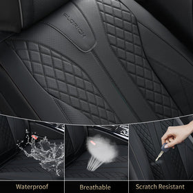 FLORICH seatback pocket storing items to show organized convenience