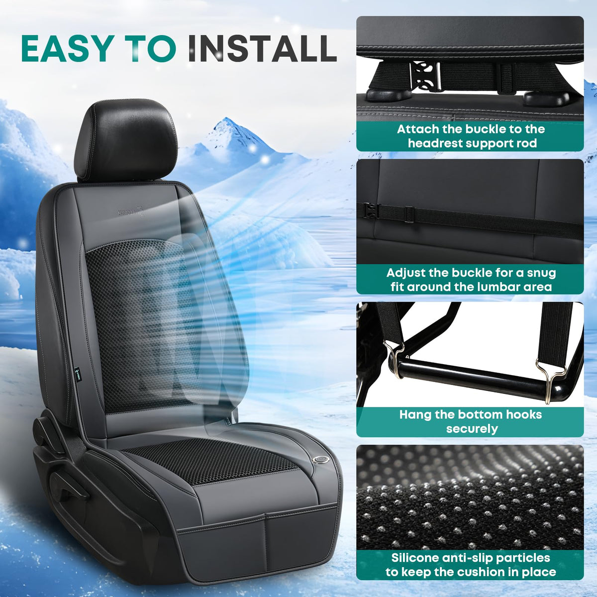 FLORICH built-in storage pockets for organized small-item access