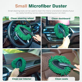 FLORICH duster used on SUV roof reaching high spots safely