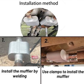 Floshine in garage during install showing DIY-friendly clamp or weld mounting