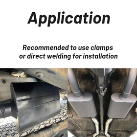 Floshine outlet center profile showing 2.5-inch outlet for flow efficiency
