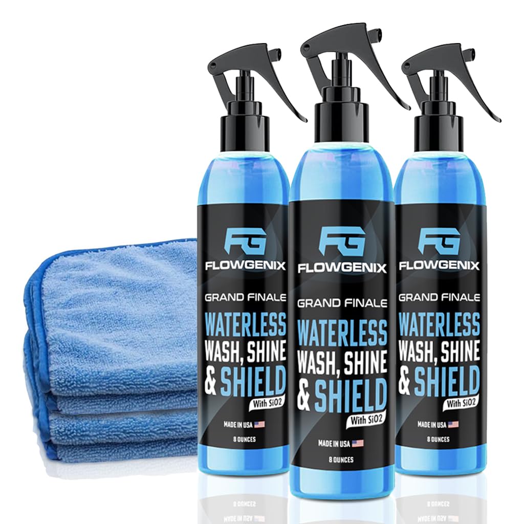 Flowgenix bottle front packaging showing product and quick finish benefit