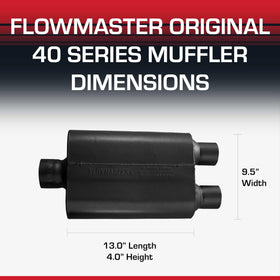 Flowmaster installed on a hot rod illustrating aggressive tone in use