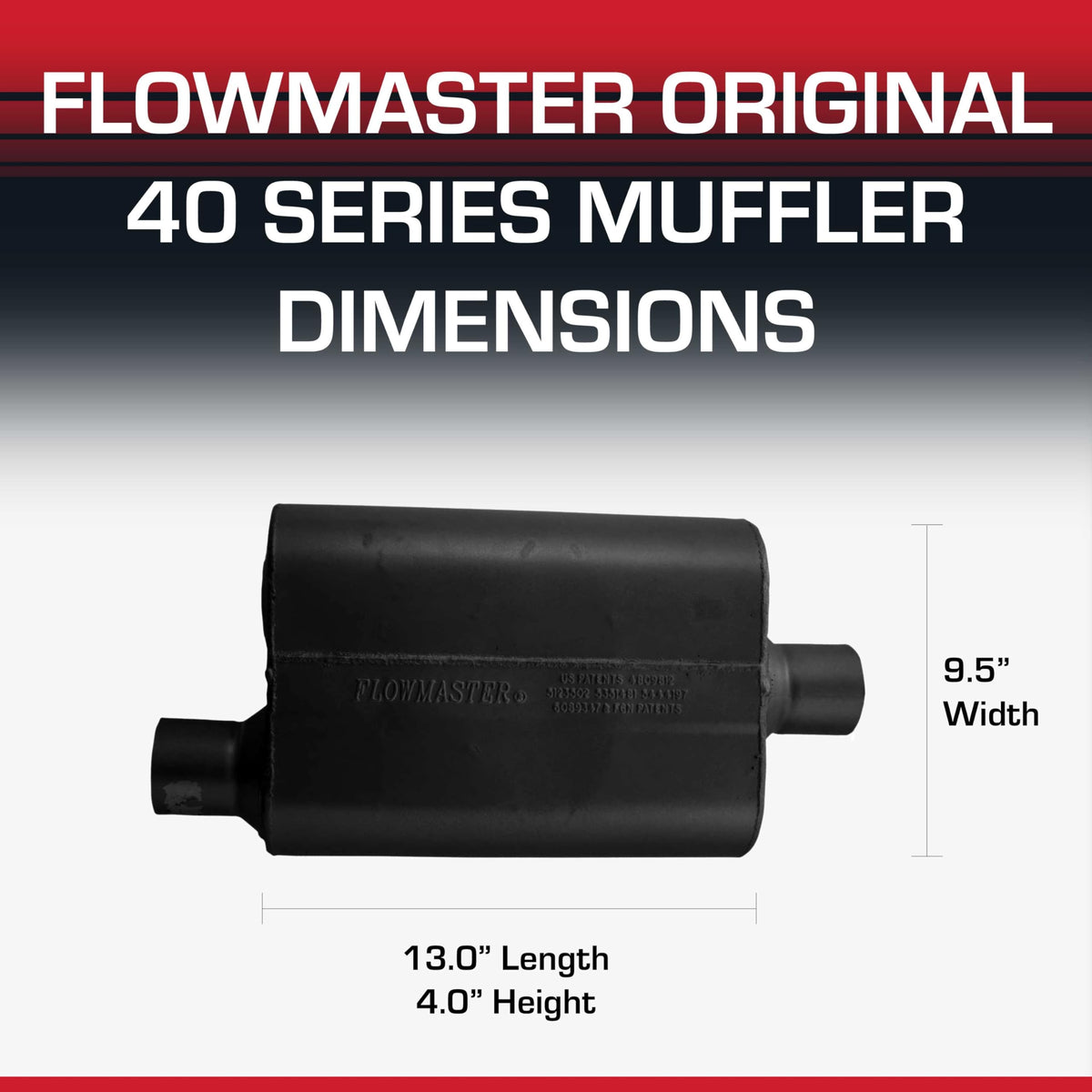 Flowmaster 40 Series on a truck in a lifestyle setting showing real‑world application benefit