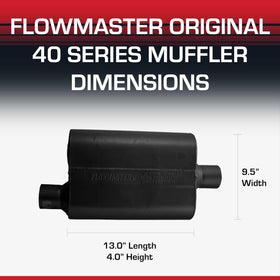 Flowmaster 40 Series on a truck in a lifestyle setting showing real‑world application benefit
