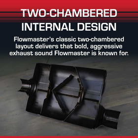 Flowmaster packaging label showing model details for correct selection