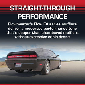 Flowmaster weld detail emphasizing stainless MIG-weld strength and longevity
