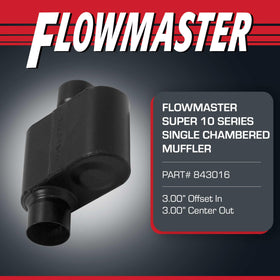 Flowmaster weld detail highlighting 409 stainless steel strength and longevity