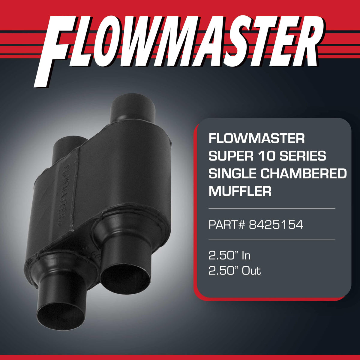 Flowmaster weld detail close-up highlighting durable MIG weld strength