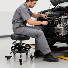 FLOLXNB caster wheels and brake detail providing stable mobility and locked positioning