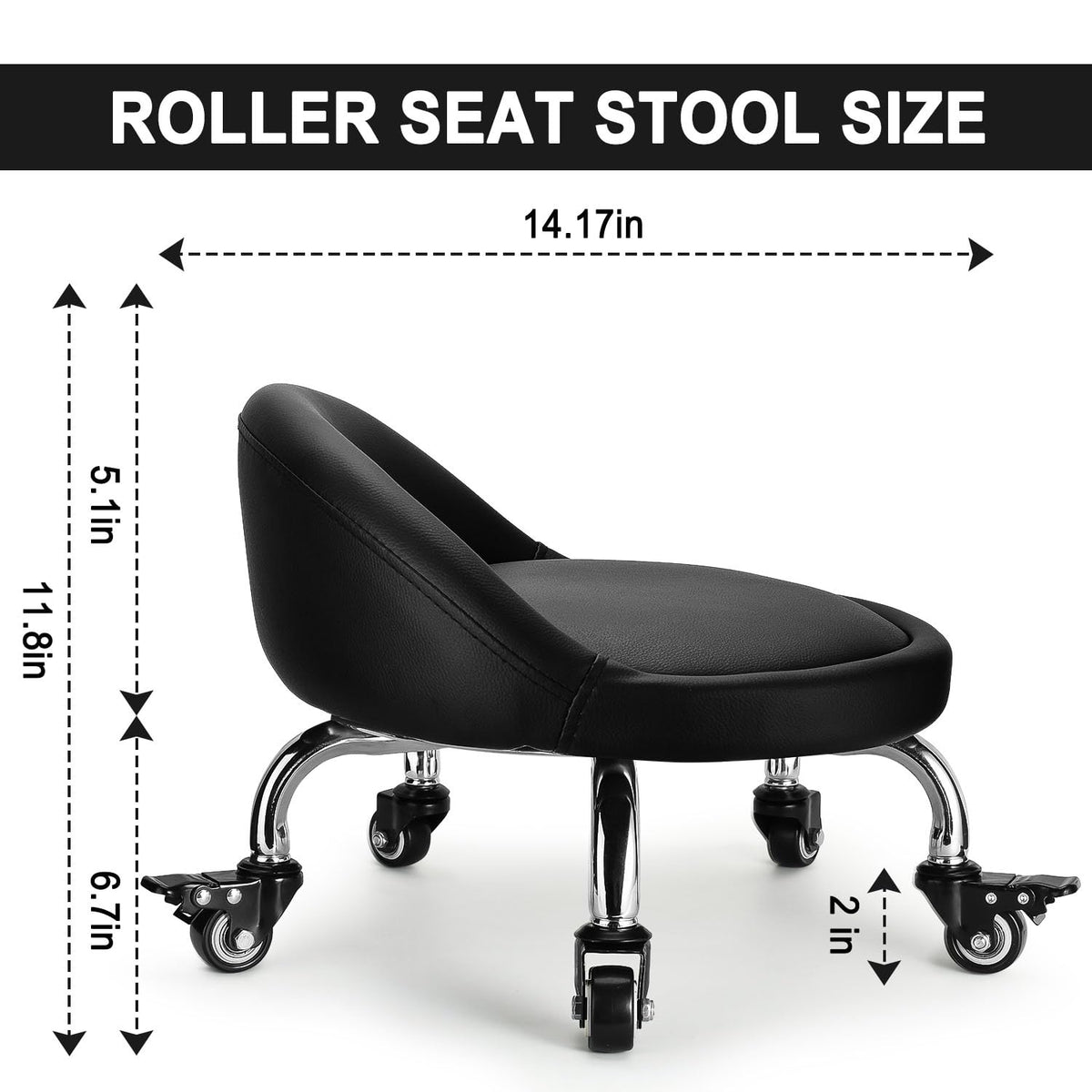 FLOLXNB caster assembly showing ring-bearing wheels for smooth quiet movement