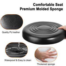 FLOLXNB close-up of thick PU seat cushion highlighting long-wear comfort