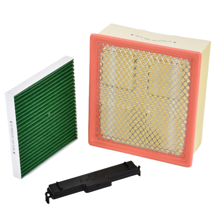 FLTRUCKTOP engine filter front view showing form fit and improved airflow