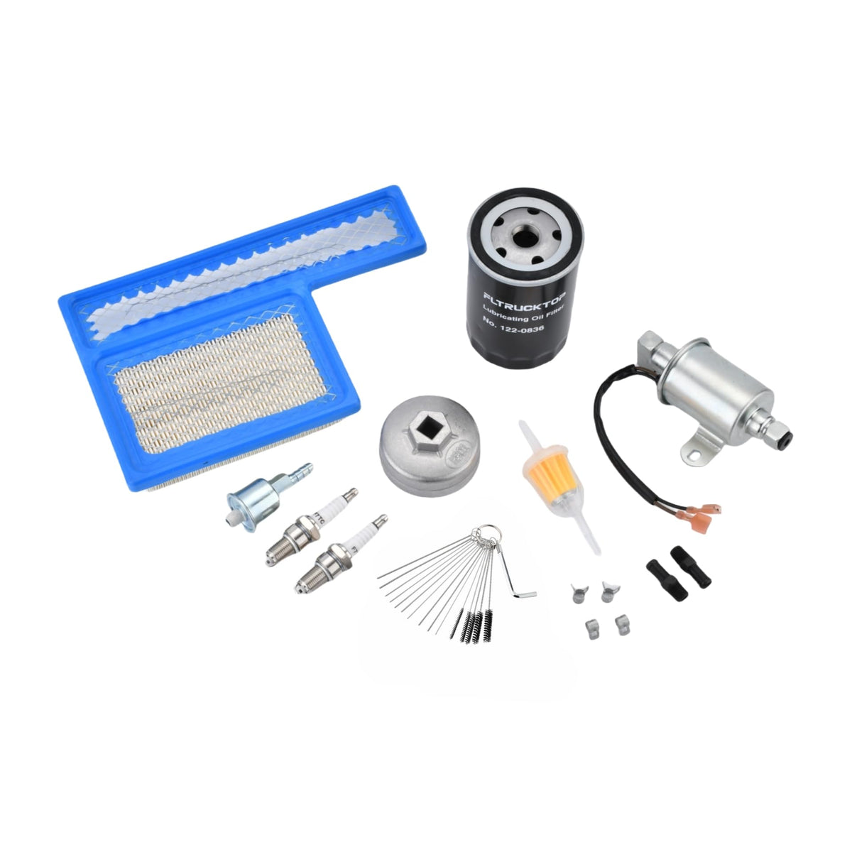 FLTRUCKTOP kit front packaging showing included parts and benefits