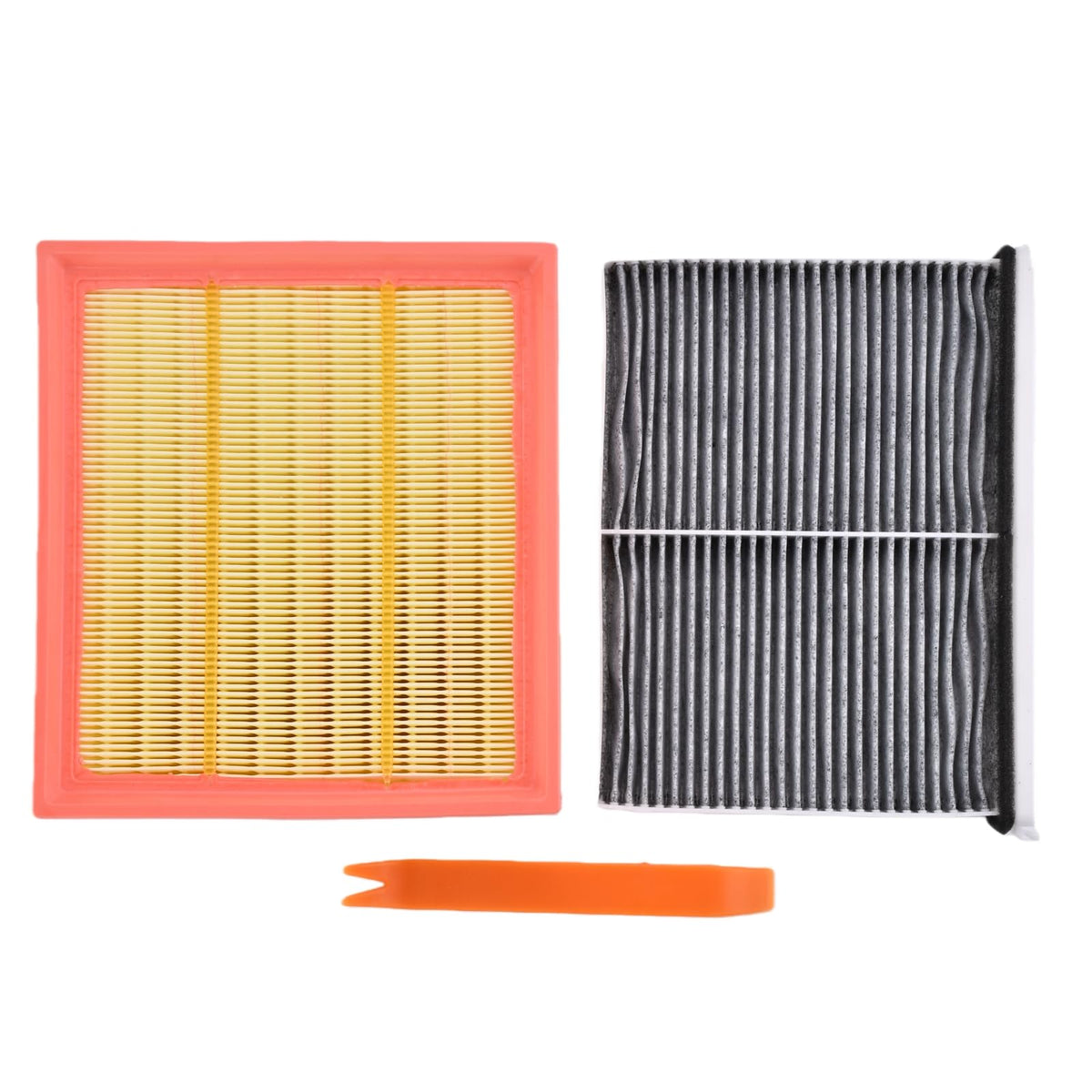 FLTRUCKTOP filters included in a car maintenance kit ready for roadside or home service convenience