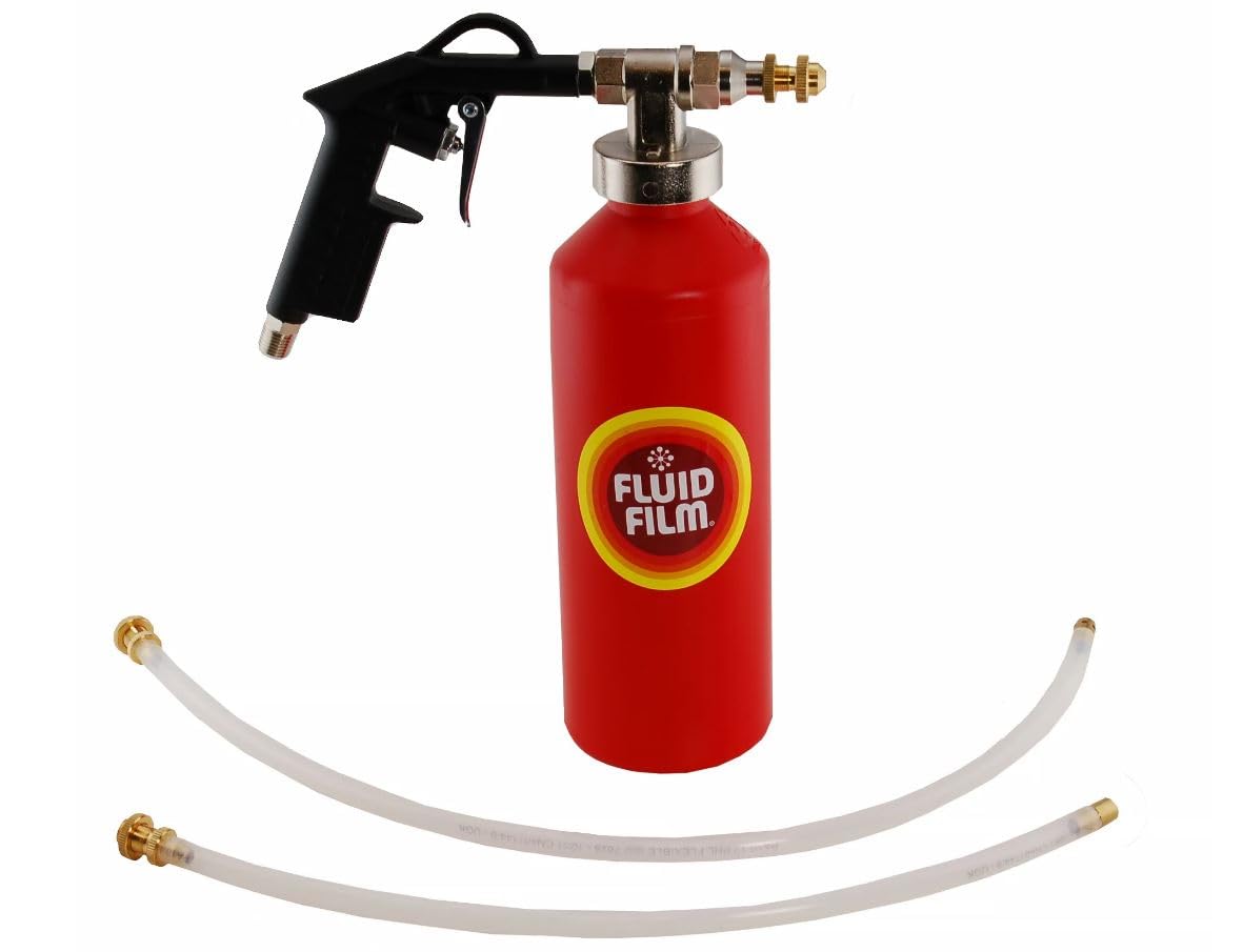 Fluid Film front view of FFSG kit showing complete applicator set and ease of setup