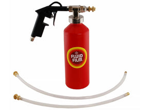 Fluid Film front view of FFSG kit showing complete applicator set and ease of setup