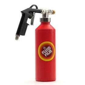 Fluid Film close-up of adjustable nozzle and gun delivering precise flow control