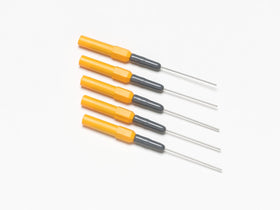 Fluke kit in vehicle use diagnosing sensor connector without damage