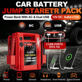 FlyAuto side ports with USB showing device charging convenience