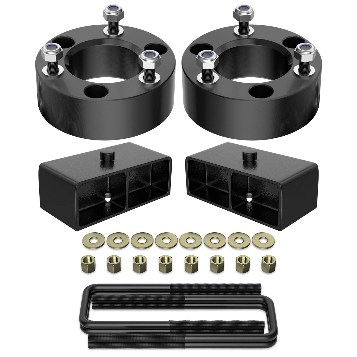 FLYCLE front spacer packaging showing parts and instructions for easy install