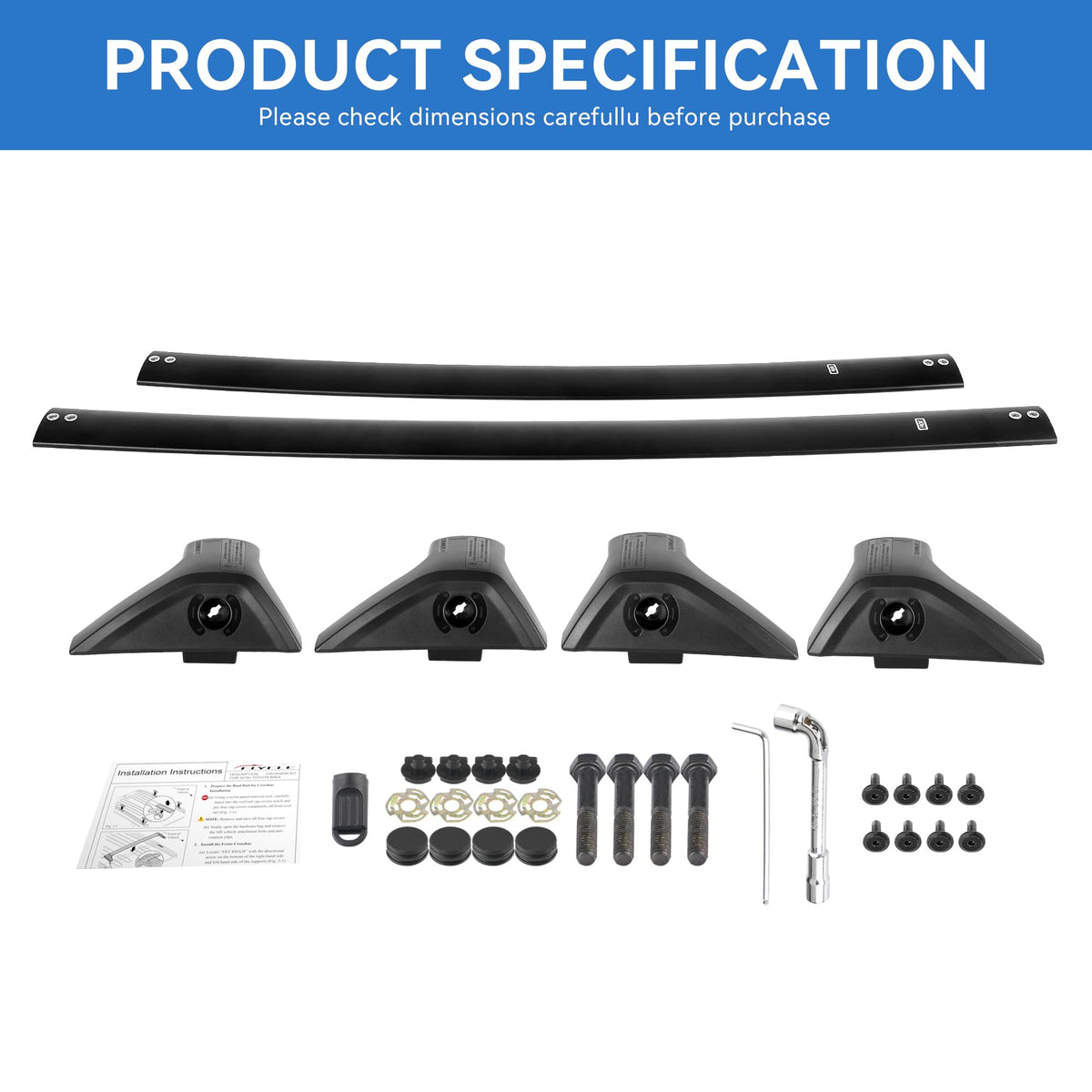FLYCLE organized installation hardware display aiding quick, no-drill assembly