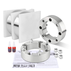 FLYCLE kit packaging with manual and threadlockers illustrating everything included for installation