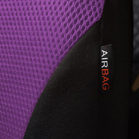 Flying Banner airbag seam close-up preserving vehicle safety