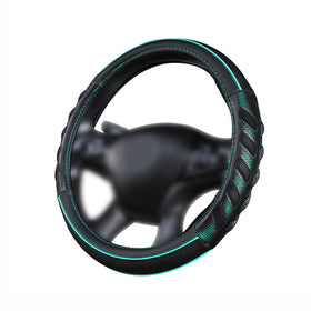 Flying Banner front view showing mint green black sporty cover and finish, adds style
