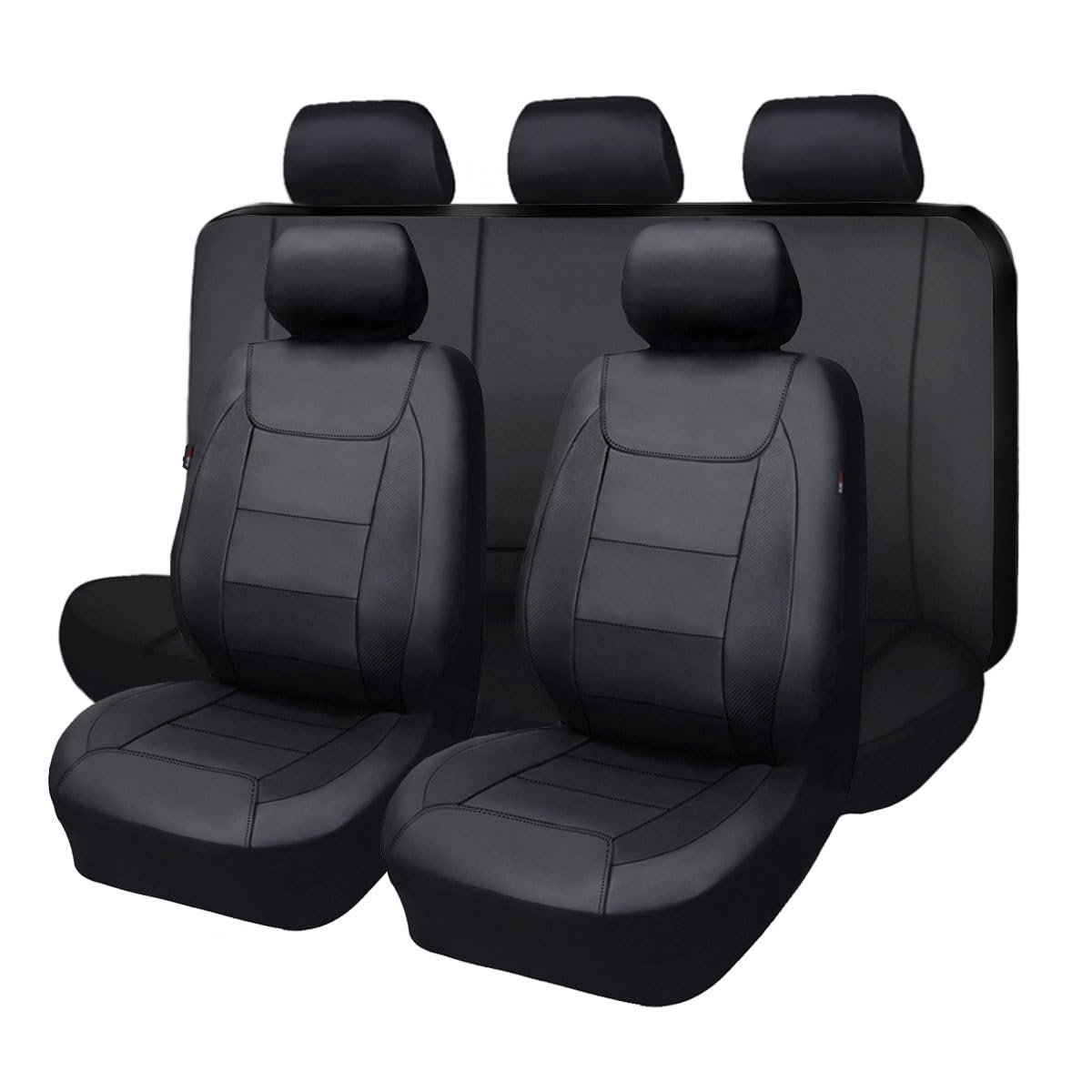 Flying Banner front seat cover shown installed, protection and sleek look