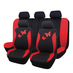 Flying Banner front seat full view showing red butterfly design and instant style