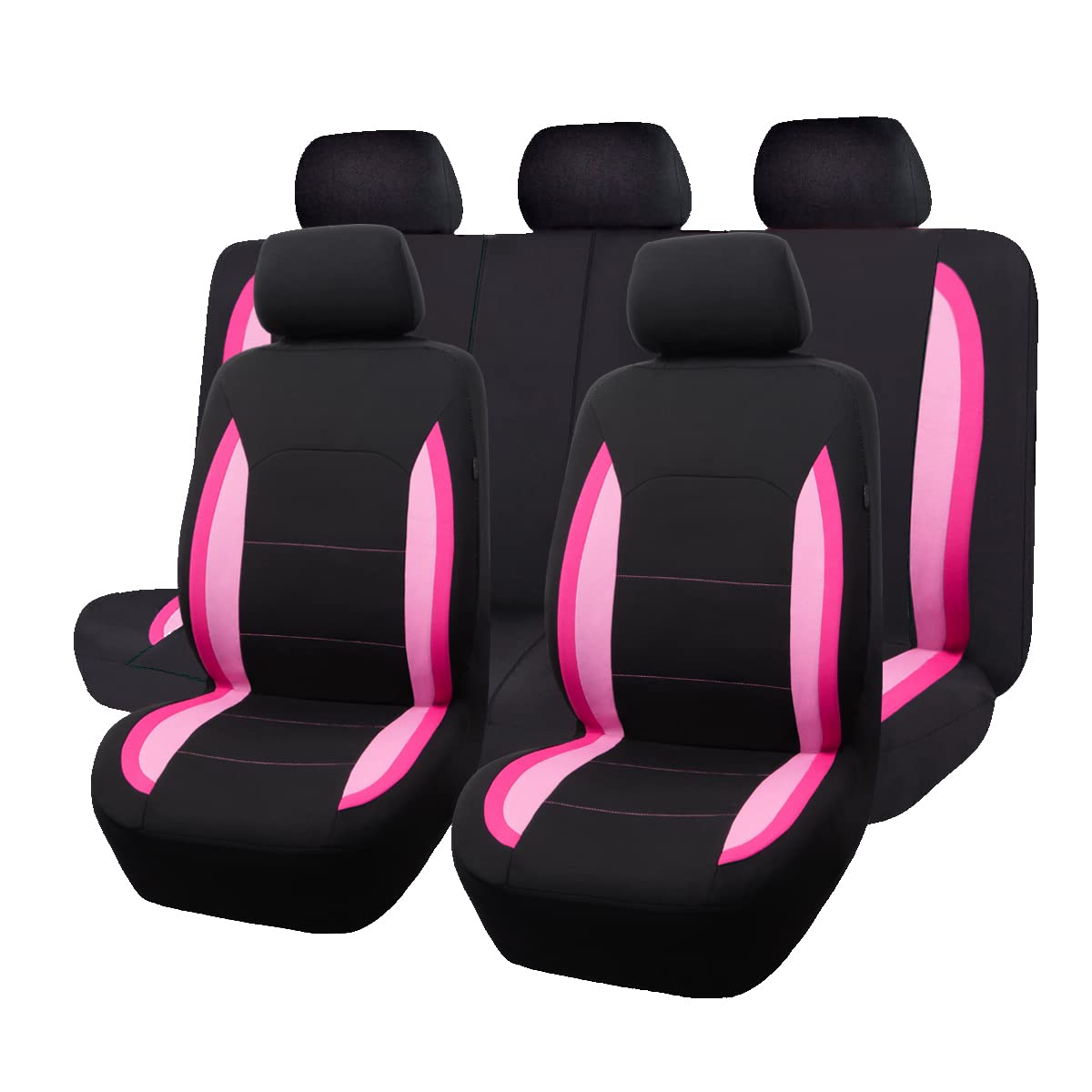 Flying Banner front seat packaging showing complete set and benefit protection