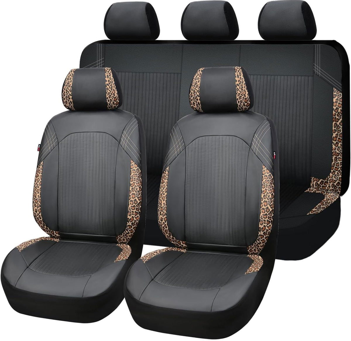 Flying Banner front seats full view showing neat fashion update and protection