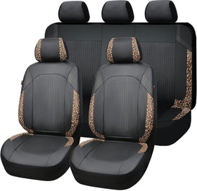 Flying Banner front seats full view showing neat fashion update and protection
