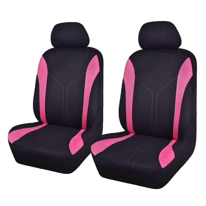 Flying Banner folded front set in black pink showing compact packaging and easy storage