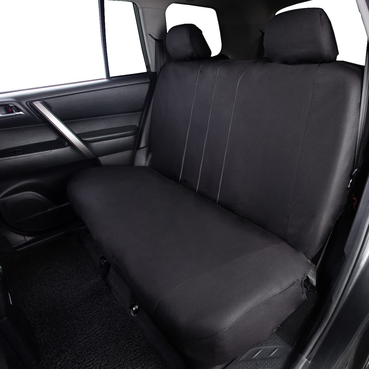 Flying Banner headrest and seam detail showing neat stitching and clean finish