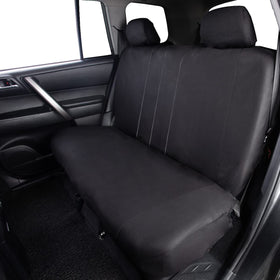 Flying Banner headrest and seam detail showing neat stitching and clean finish