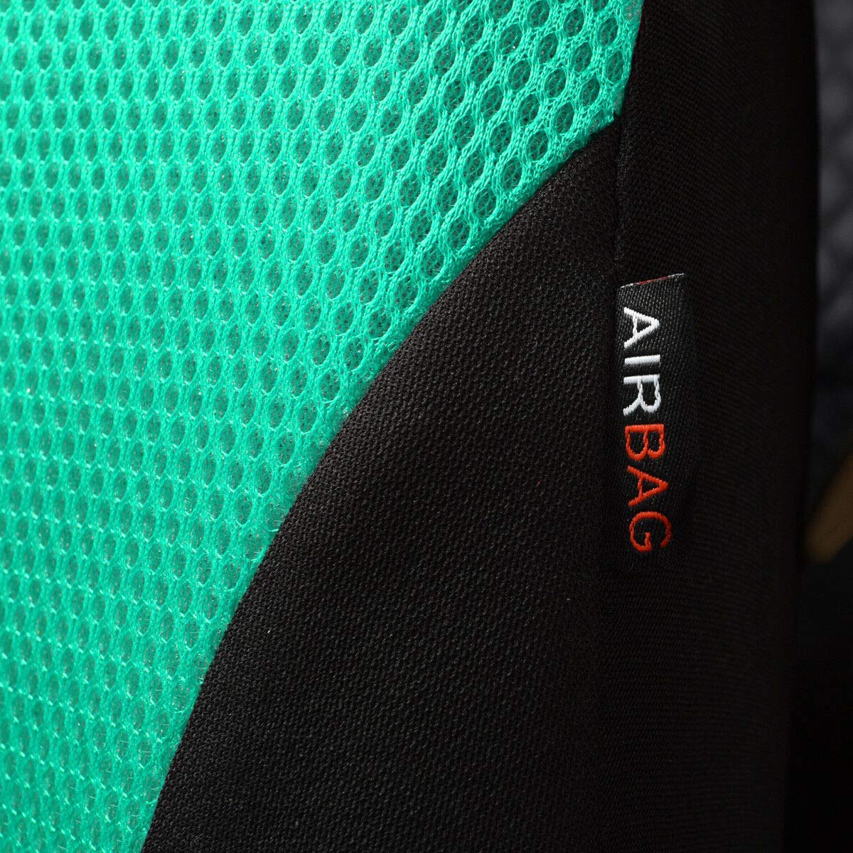 Flying Banner headrest and upper back showing contour fit and comfort enhancement
