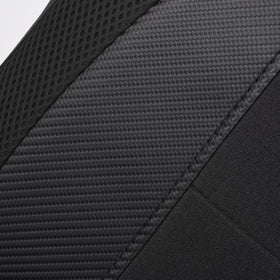 Flying Banner metal headrest hook detail showing easy installation benefit